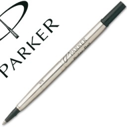 Recambio Parker rotulador roller 0,5mm. tinta negra